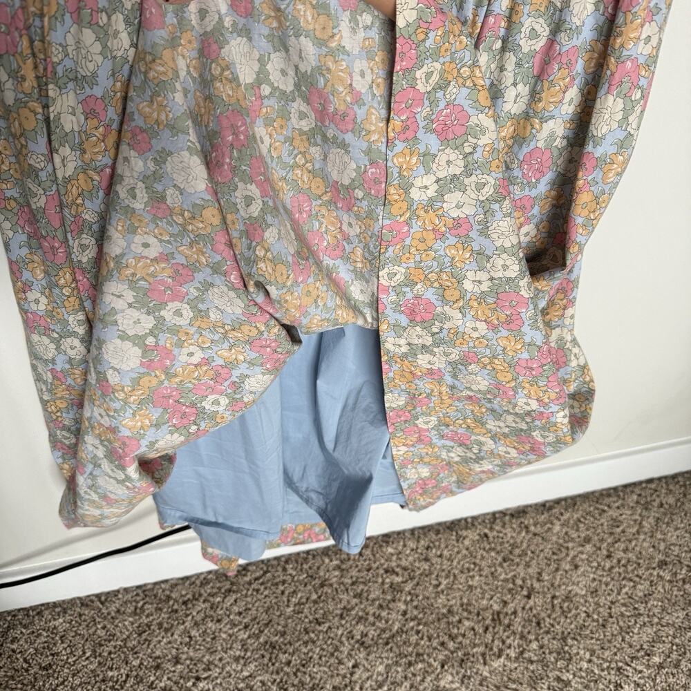 Anthropologie En Saison Women Cottagecore Dress Large Midi Peasant Boho Romantic - Picture 5 of 8